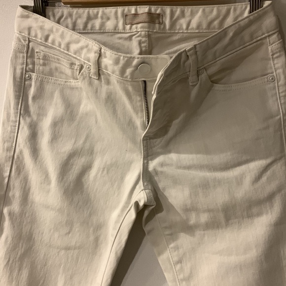 UNIQLO white skinny stretch jeans pants women’s size 27 - Picture 2 of 9